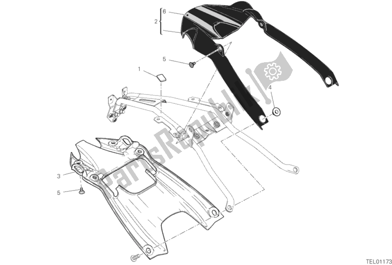 Toutes les pièces pour le Garde-boue Arrière du Ducati Scrambler 1100 Sport Thailand 2020